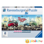 Volkswagen kocsik az Alpokon át panoráma puzzle, 1000 db (Ravensburger 15102)