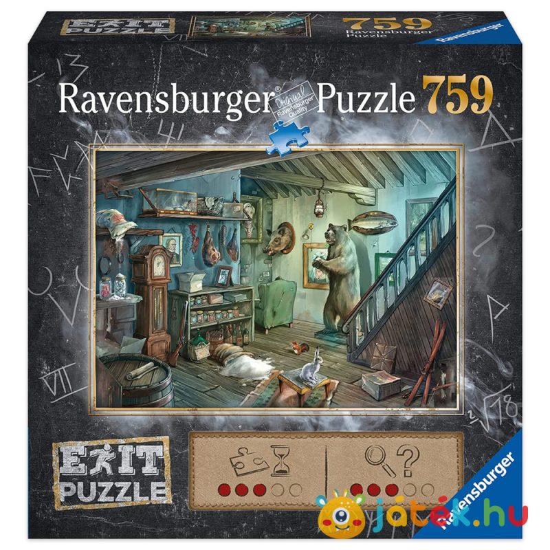 Zárt pince szabadulós kirakó - 759 db - Ravensburger Exit Puzzle 15029