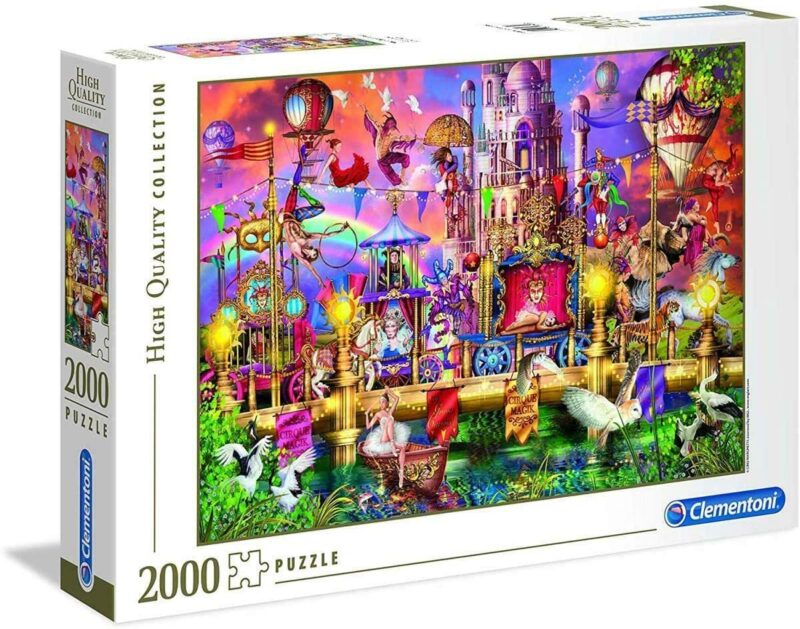 A varázslatos cirkusz felvonulása, 2000 db-os puzzle (Clementoni, 32562)