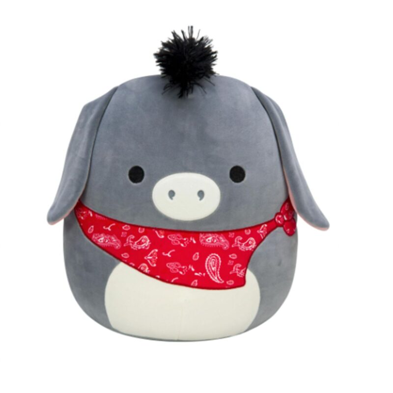 Jason, a plüss szamár kendővel, 30 cm (Squishmallows)
