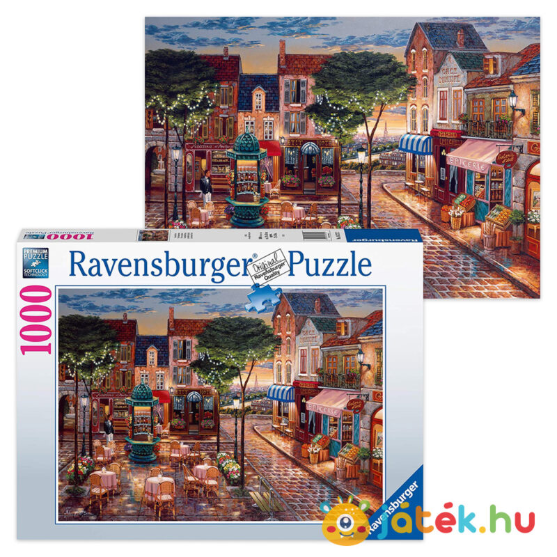 Gyönyörű Párizs puzzle képe és doboza, 1000 db (Ravensburger 16770)