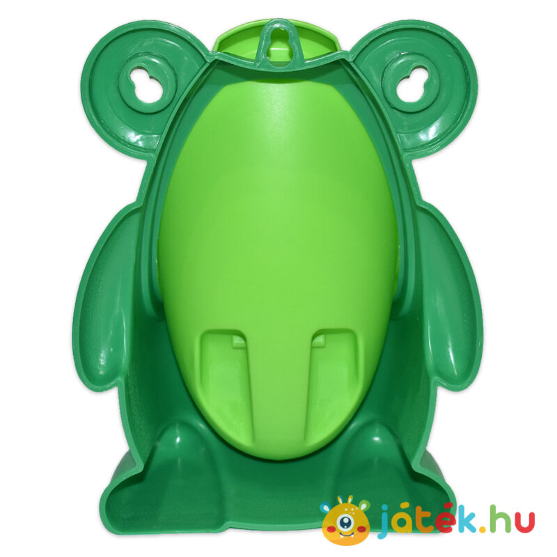 Happy Frog: Béka formájú kisfiú piszoár bili hátulról (zöld) - FreeON