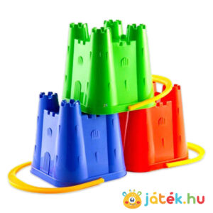 Bástya formájú homokozó vödör (többféle színben)