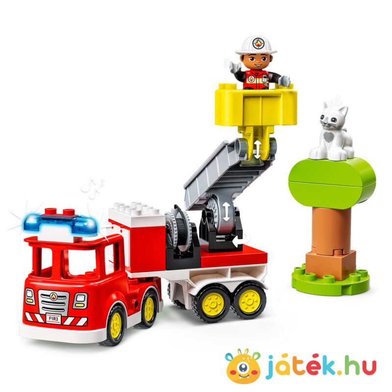 Lego Duplo 10969: Tűzoltóautó, megépítve