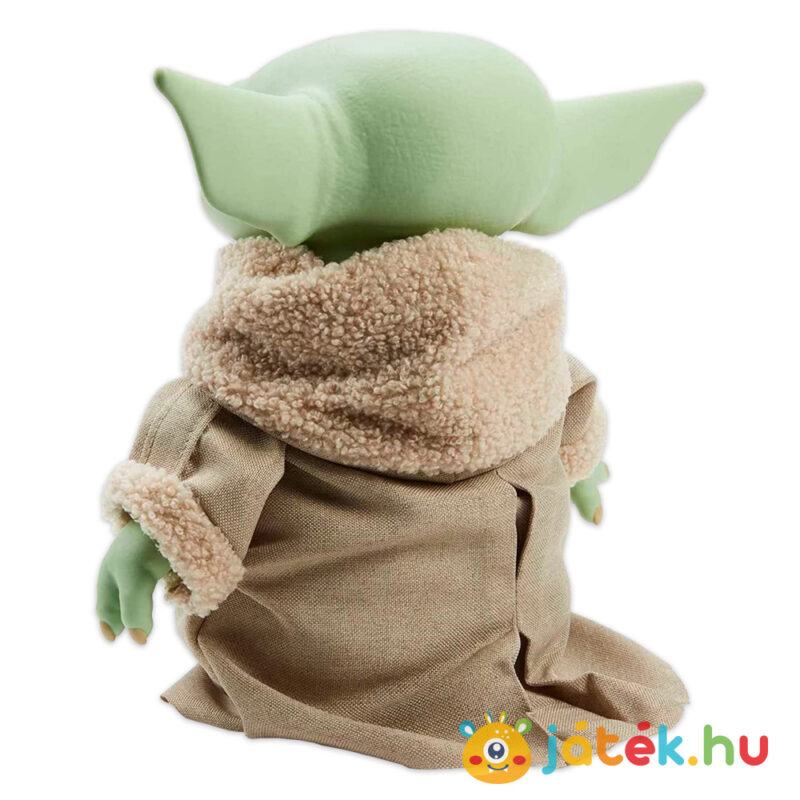 Star Wars, Mandalorian: Baby Yoda plüssfigura, hátulról (28 cm)