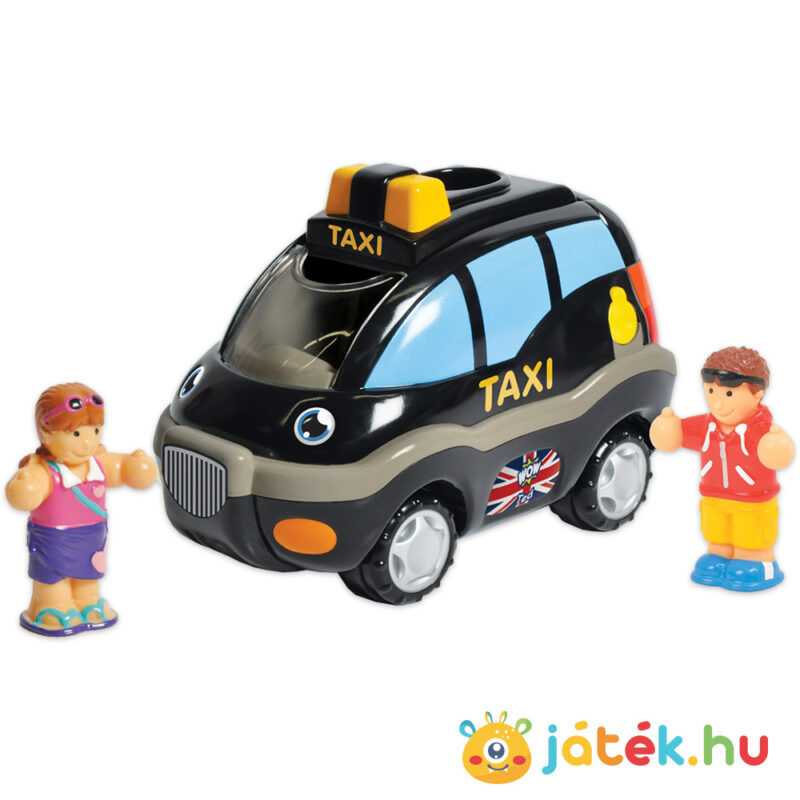 Ted, a lendkerekes londoni taxi, figurákkal (Wow Toys)