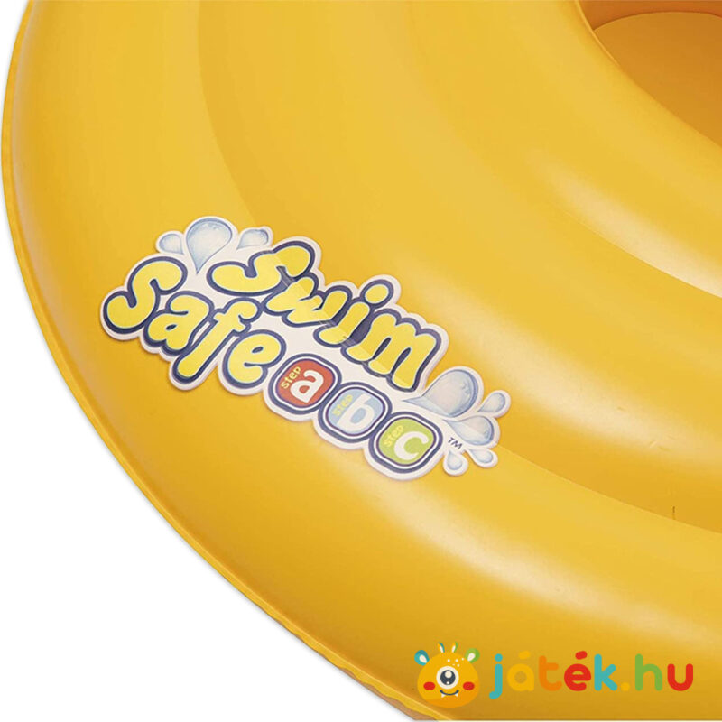 Beleülős sárga baba úszóka, láblyukakkal, díszítése, 69 cm (Bestway, 32096)