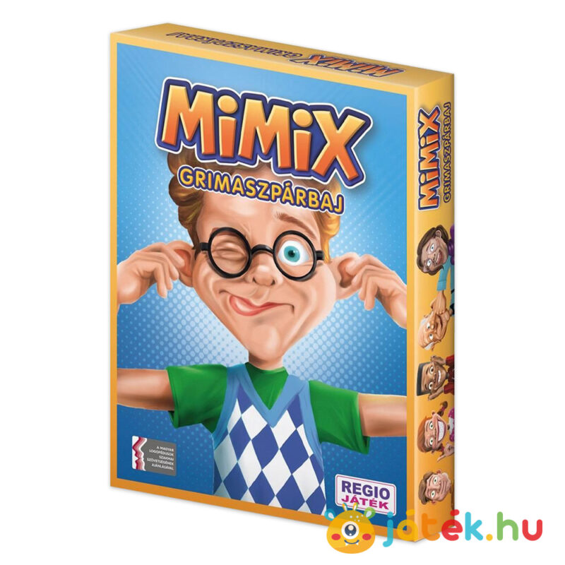 Mimix: Grimaszpárbaj társasjáték oldalról