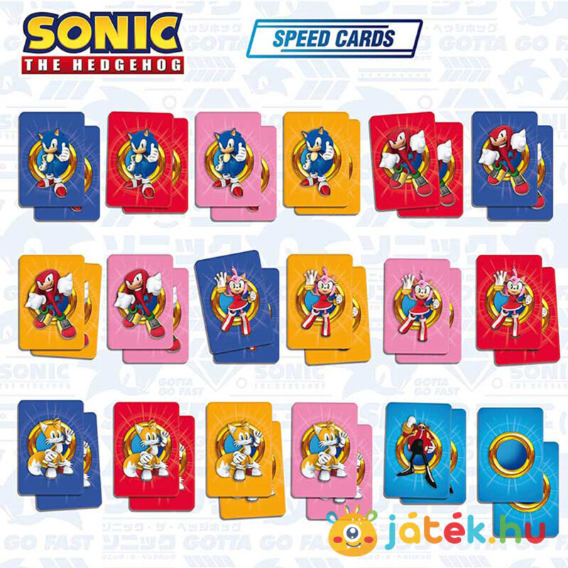 Sonic: Sonic Speed Cards kártyajáték párok