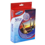 Felfújható világító strandlabda, 35 cm (SwimWays)