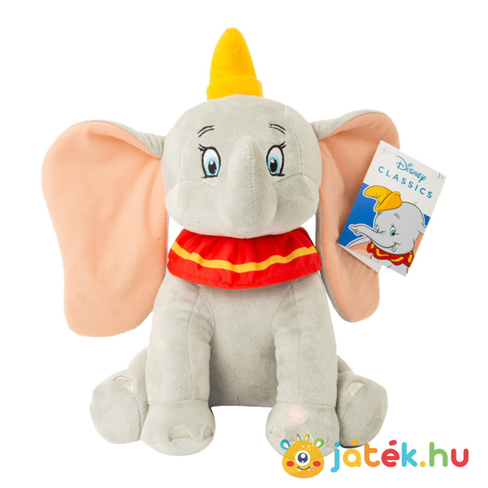 Disney: Hangot adó Dumbo plüss elefánt (30 cm)