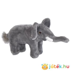Artur, a szürke plüss elefánt agyarakkal, 22 cm