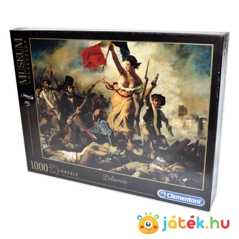 Delacroix puzzle balról: A szabadság vezeti a népet, 1000 db (Clementoni Museum Collection 39549)