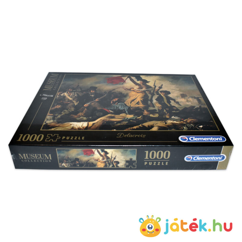 Delacroix puzzle fektetve: A szabadság vezeti a népet, 1000 db (Clementoni Museum Collection 39549)