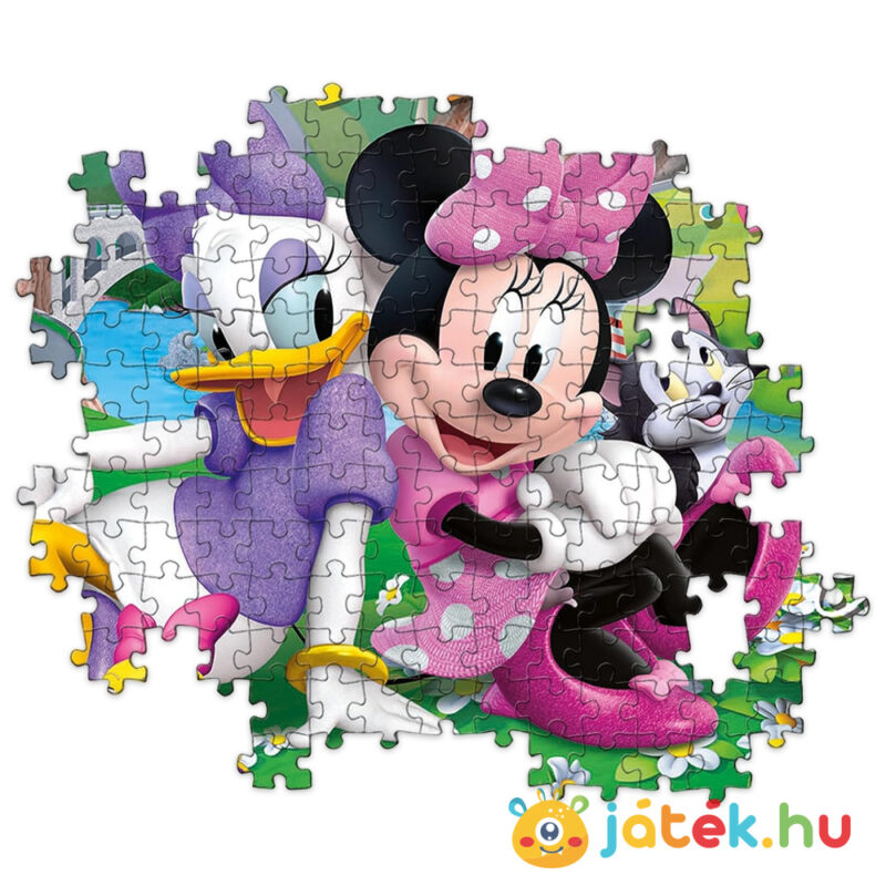 Mickey egér és barátai: Minnie és Daisy puzzle részlete, 104 db (Clementoni SuperColor Maxi 23708)