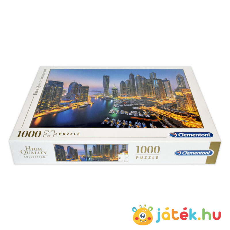 Dubai éjszaka puzzle fektetve, 1000 db (Clementoni 39381)