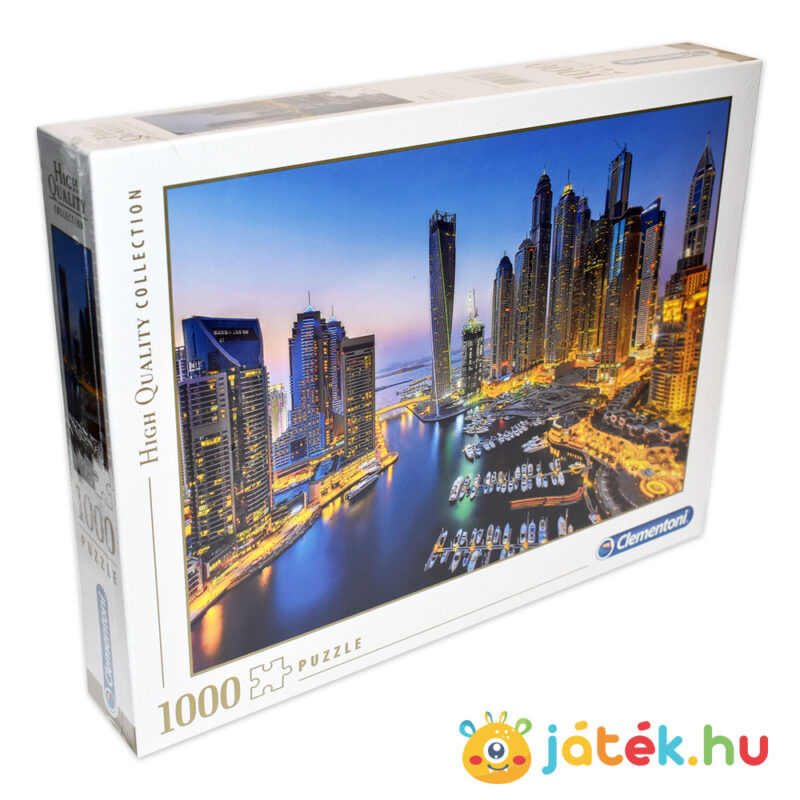 Dubai éjszaka puzzle jobbról, 1000 db (Clementoni 39381)