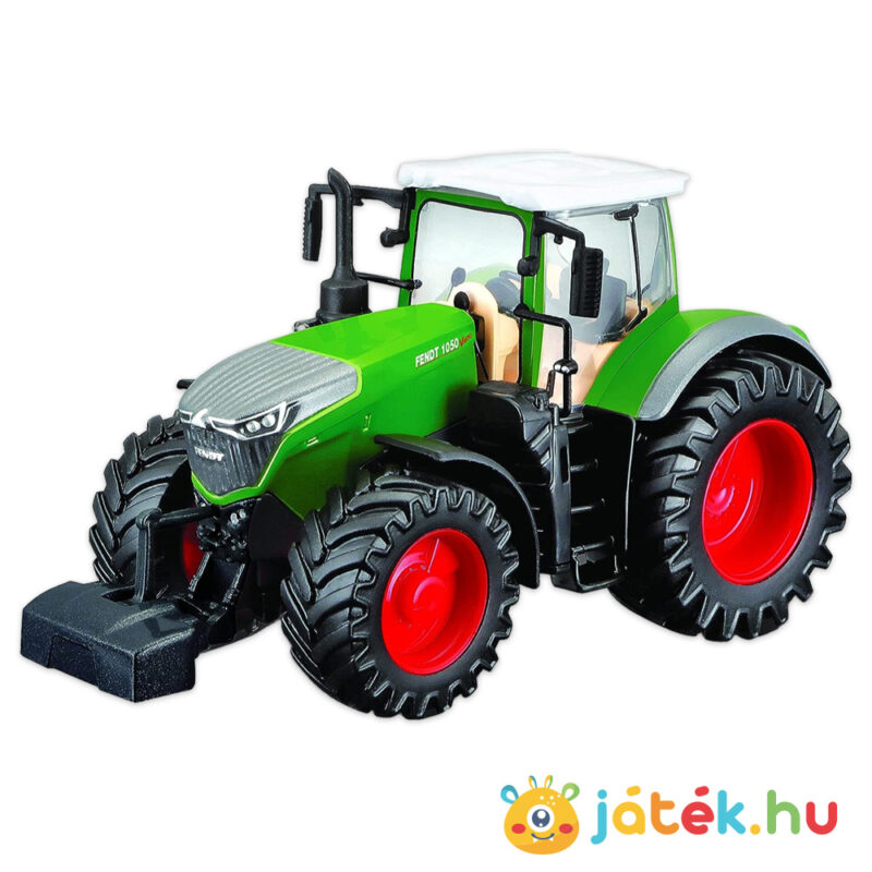 Játék traktor kibontva: 1050 Vario, zöld színű, 10 cm (Bburago)
