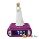 Jégvarázs: Világító ébresztőóra éjszakai fénnyel és hangeffektekkel Elsa figurával (Lexibook)