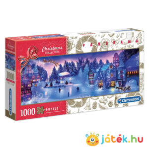 Karácsonyi álom panoráma puzzle, 1000 db, Clementoni 39582