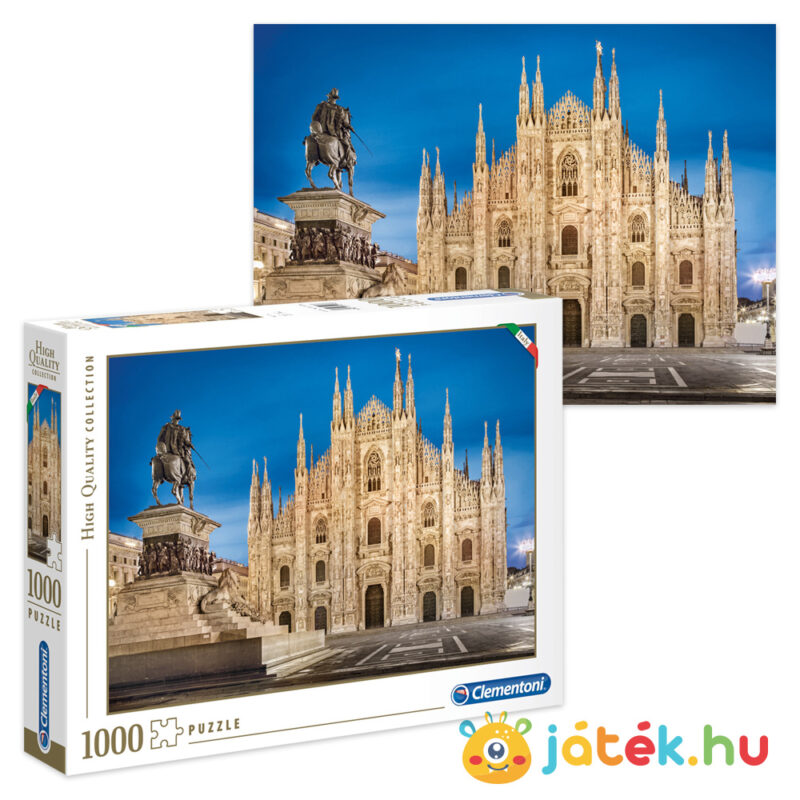 Milano puzzle, Olaszország képe és doboza, 1000 db (Clementoni 39454)