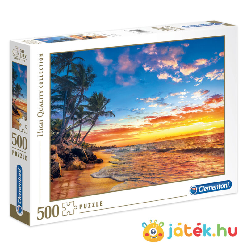 Naplemente a tengerparton puzzle, 500 db (Clementoni 35058)