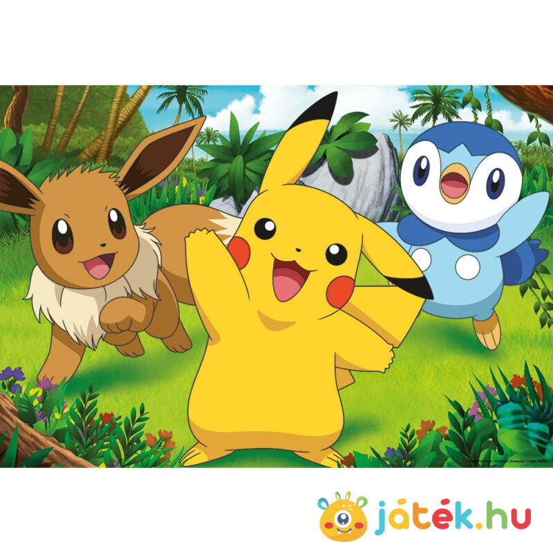 Pokémon: Pikachu és barátai puzzle első képe, 2×24 db (Ravensburger 05668)