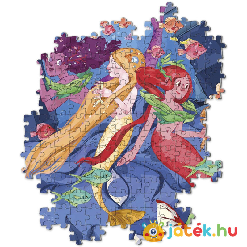 Hableányok puzzle részlete, 180 db (Clementoni SuperColor 29307)
