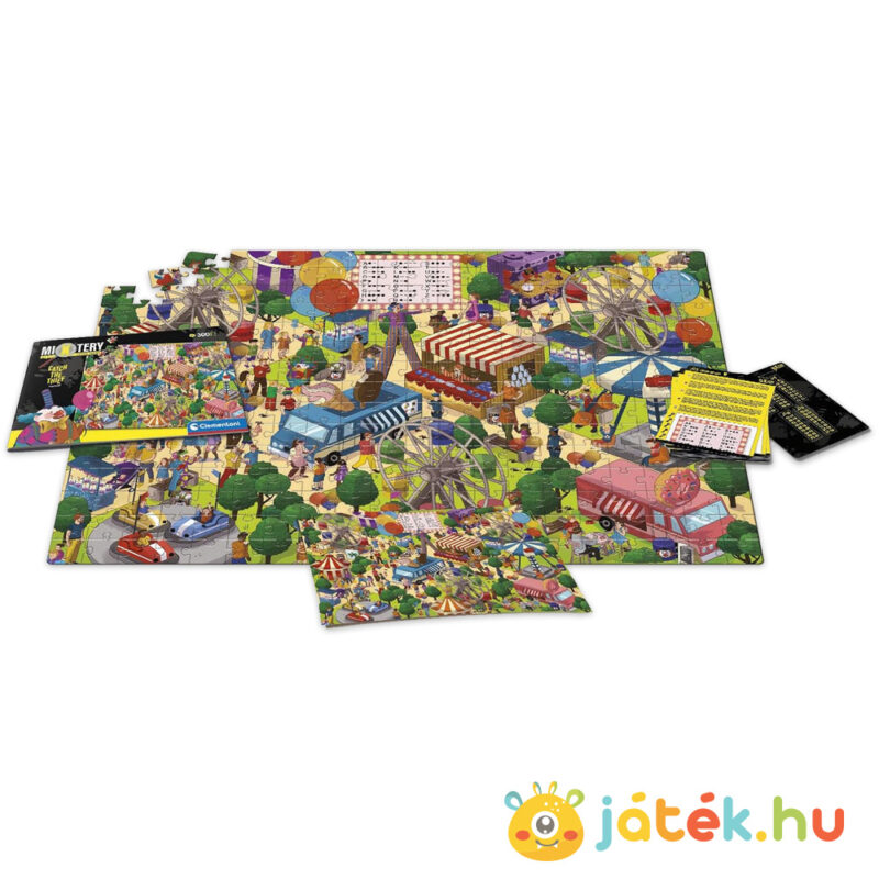 Kapd el a tolvajt! 300 db-os puzzle rejtéllyel kirakva (Clementoni Mixtery 21715)