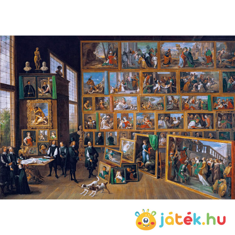 Teniers: Lipót főherceg műgyűjteménye puzzle képe, 2000 db (Clementoni Museum Collection 32576)