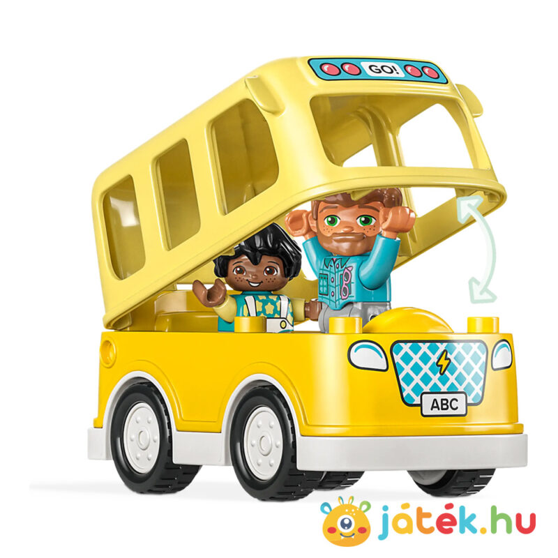 Lego Duplo 10988: Városi kalandok, a buszozás építő és oktató játék busza