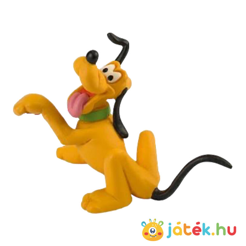 Mickey egér és barátai: Plútó kutya gumírozott figura, 6 cm (Bullyland)