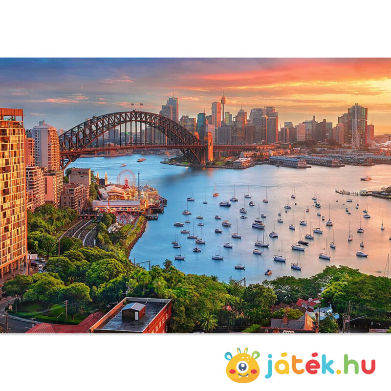 Sydney Harbor Bridge, Ausztrália puzzle képe, 1000 db (Trefl 10743)