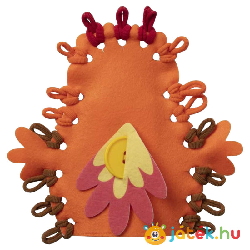 Hurkold, készíts farm állatai kesztyűbábot, a tyúk hátulról, 46 db-os kezdő szett (Melissa & Doug)
