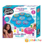 Márványos körmök: Kreatív manikűr szépség szett (Shimmer and Sparkle, Cra Z Art)