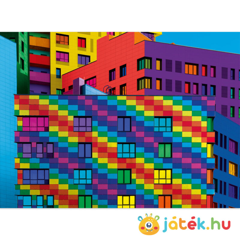 Négyzetek puzzle képe, 500 db (Clementoni ColorBoom Collection 35094)