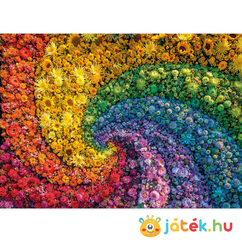 Örvény virágokból puzzle képe, 1000 db (Clementoni ColorBoom Collection 39594)