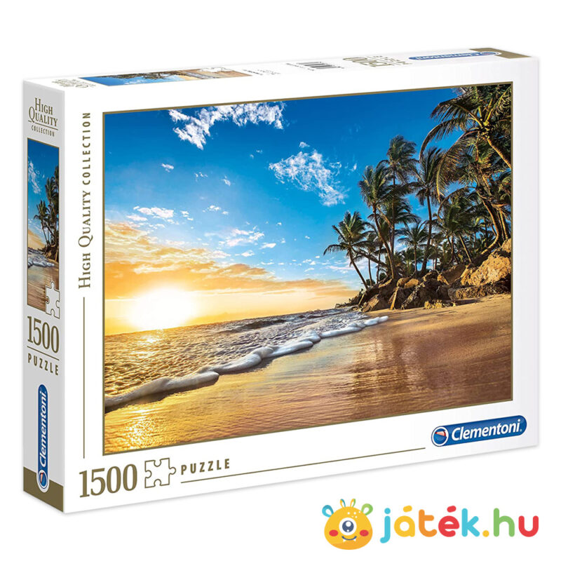 Trópusi napfelkelte a tengerparton puzzle, 1500 db-os (Clementoni 31681)