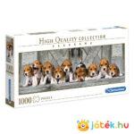 Beagle kutyák panoráma puzzle, 1000 db (Clementoni 39435)