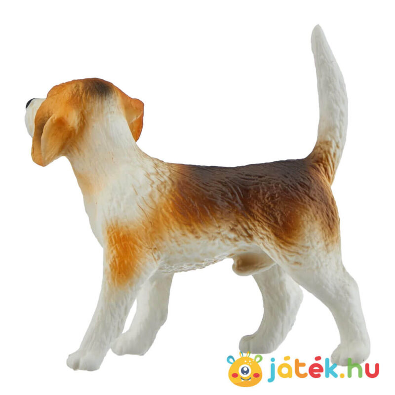 Henry, a beagle kutya gumírozott figura oldalról (Bullyland 65424)