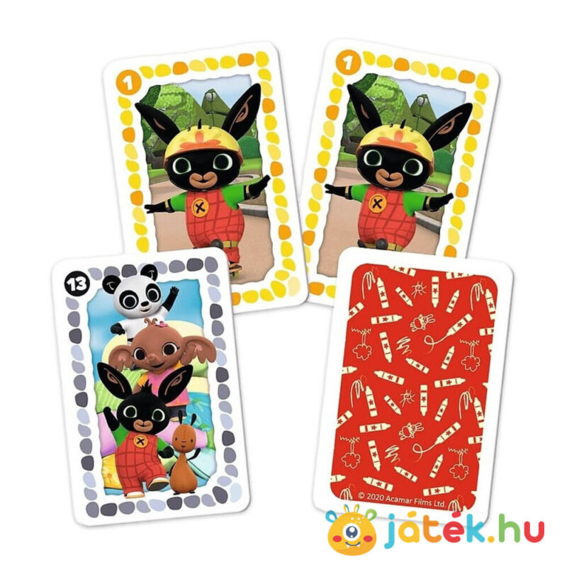 Bing Nyuszi és barátai: Fekete Péter kártyajáték kártyái (Trefl)
