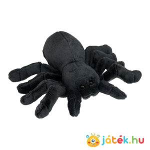 Élethű fekete plüss tarantula pók (17 cm)