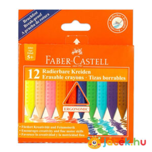 12 darabos radírozható vékony zsírkréta készlet (Faber-Castell)