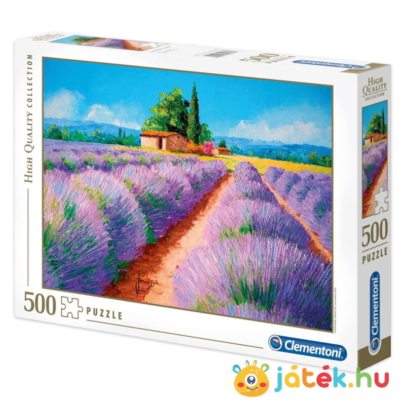 Levendula mező puzzle, 500 db (Clementoni 35073)