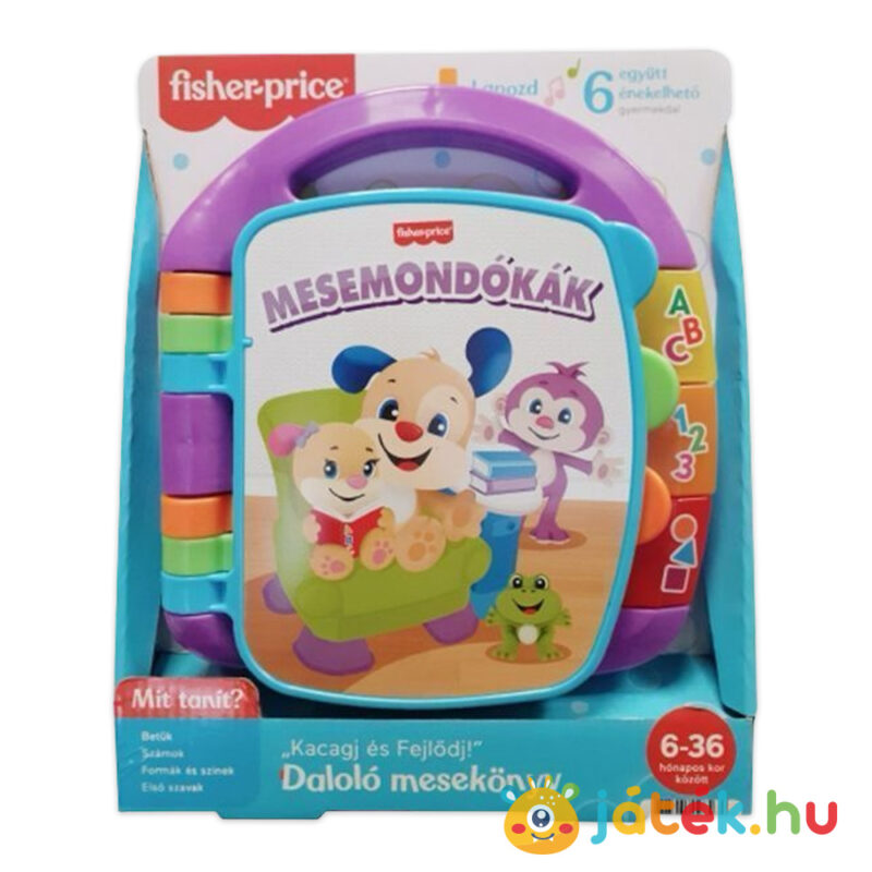 Magyarul daloló mesekönyv doboza (Fisher Price)