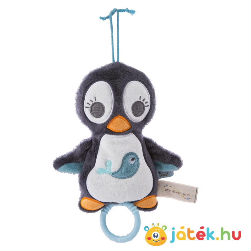 My First Nici: Wombitombi zenélő plüss 2D watschili pingvin (18 cm)