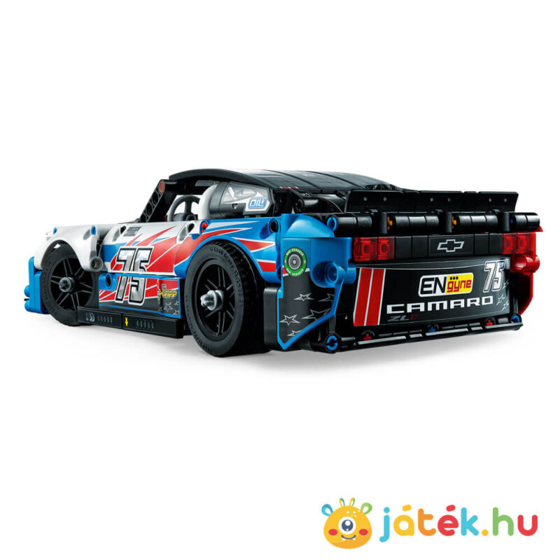 NASCAR: Next Gen Chevrolet Camaro ZL1 versenyautó hátulról (Lego Technic 42153)