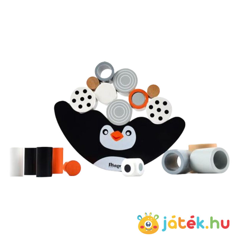 Pingvin egyensúlyozó fejlesztő fajáték (Magni 2865)