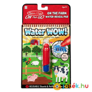 Rajzolás vízzel: A Farm állatai (Melissa & Doug Water Wow) kreatív játék