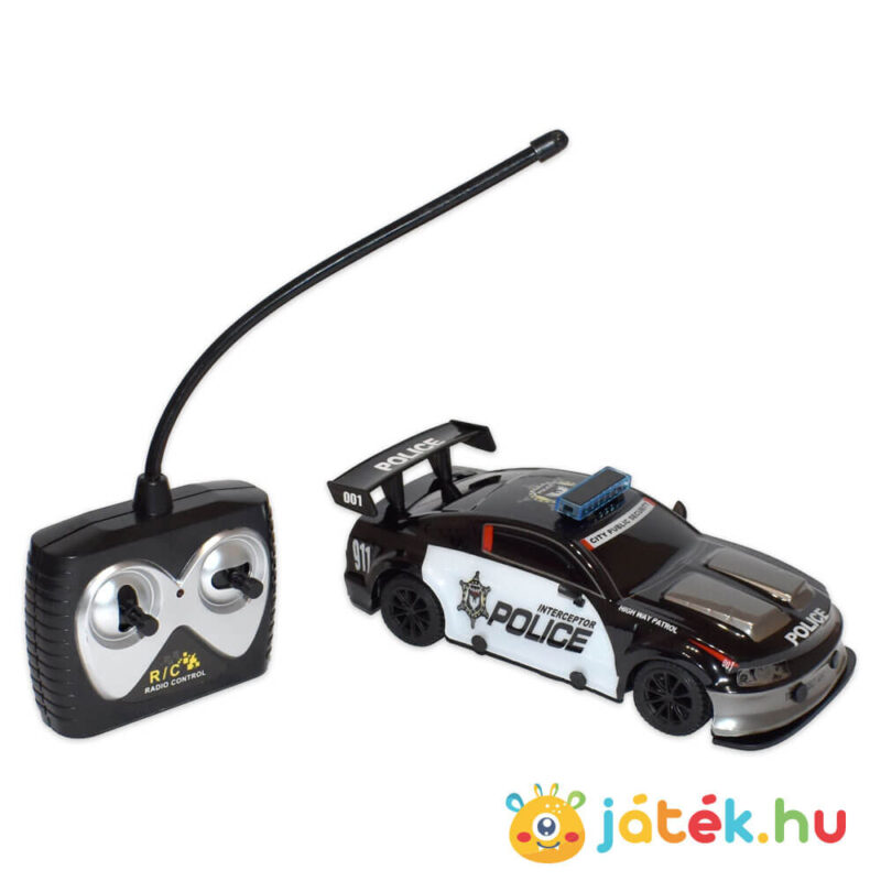 Tachan RC Távirányítós rendőr versenyautó tartalma 1:24 (CPA Toys)